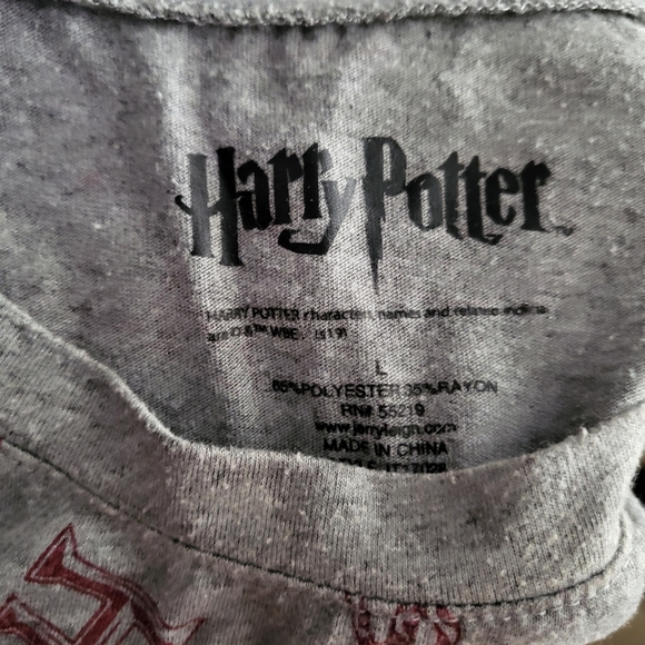 Harry Potter Patterned Women's Tee (L) - AY216 - Picture 2 of 2